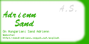 adrienn sand business card